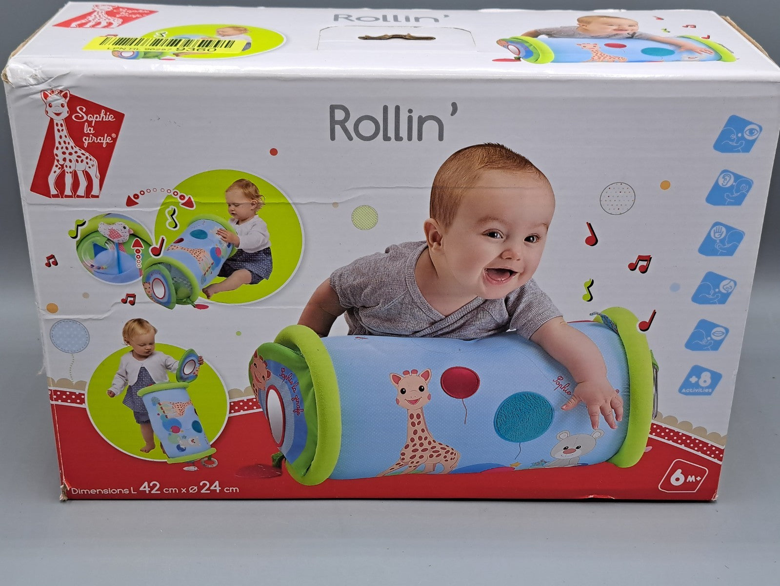 Sophie de Giraf Lernspielzeug, das Rollen spielt, grün